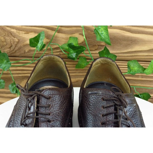 Cole Haan Grandos‎ Shoes Sz 9.5 M Brown Wingtip Oxfords Leather Men - Picture 3 of 8